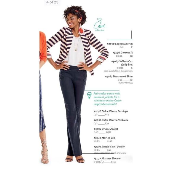 CABI Love Carol Collection #5094 Cruise Jacket - Size 2 - Picture 1 of 6